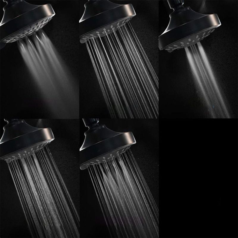 Sikunuo | Round metal shower head Traditional adjustable spray pattern shower head