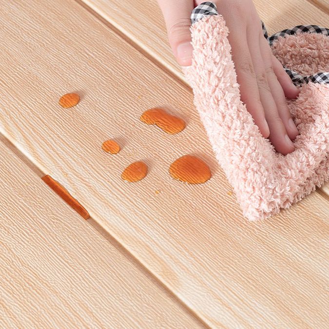 Sikunuo | Modern Tin Back Wall Panel 3D Print Wood Grain Design
