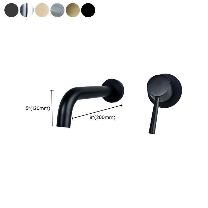 Sikunuo | Wall-mounted Bronze Bathtub Filler Double Handles Bathtub Spout Bathtub Faucet Trim
