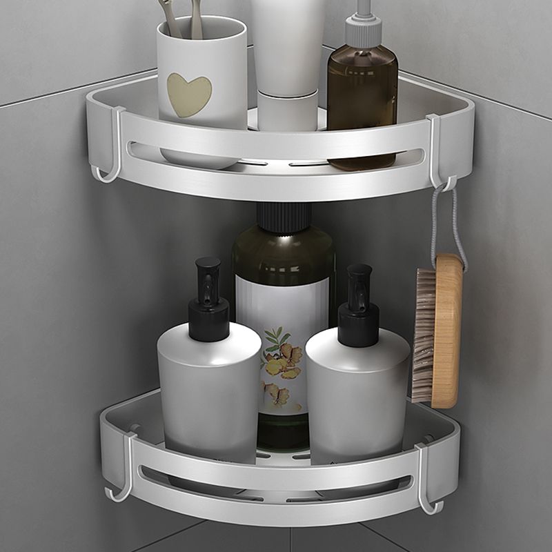 Sikunuo | Silver Bathroom Set Modern Rust Protection Bathroom Accessories Single or as a Set