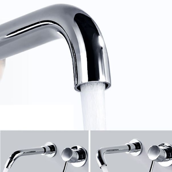 Sikunuo | Wall-mounted Bronze Bathtub Filler Double Handles Bathtub Spout Bathtub Faucet Trim