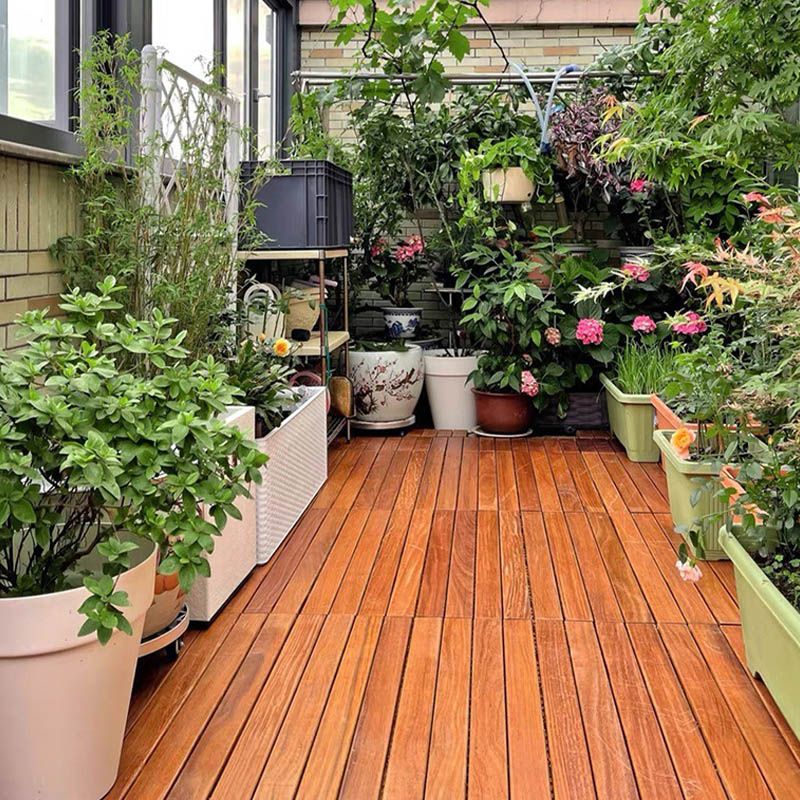 Sikunuo | Basic Wood Tiles Composite Pavers Tiles for Outdoor Patio