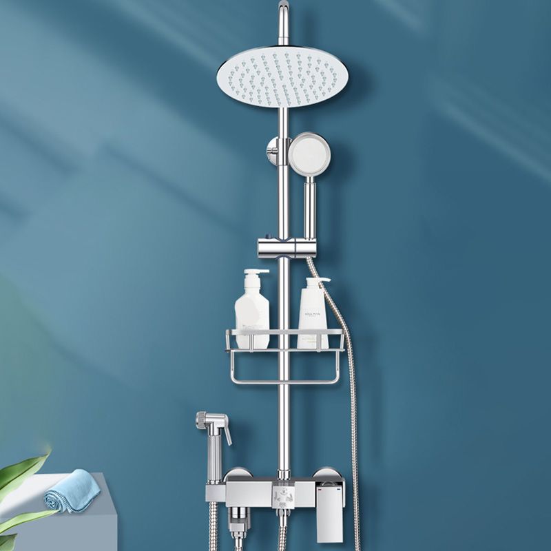 Sikunuo | Modern Shower System Handle Lever Wall Mounted Spot Resist Copper Shower System