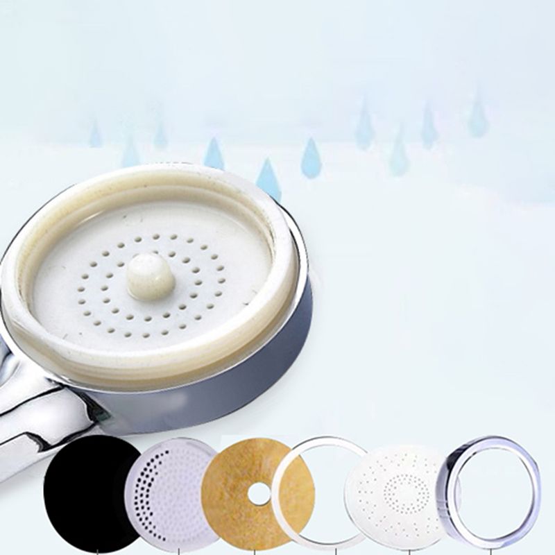 Sikunuo | Modern hand shower head 5 spray patterns Chrome Round Wall mounted shower head