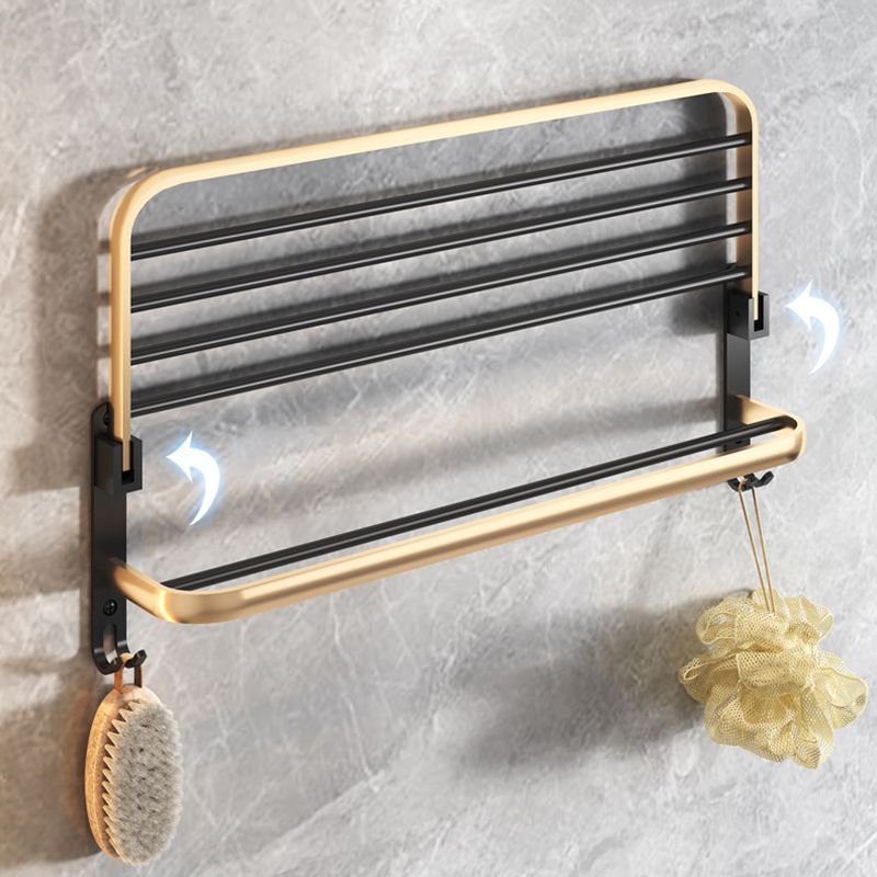 Sikunuo | Black & Brass Bathroom Set Modern Style Bathroom Accessories As Individual Piece Or As Set