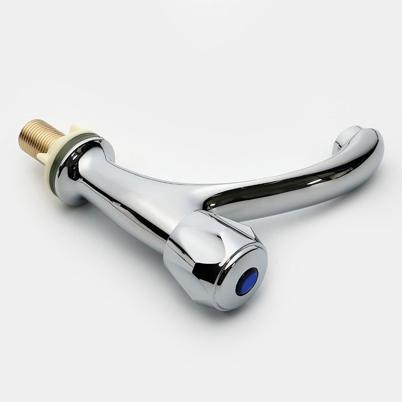Sikunuo | Contemporary Centerset Faucet Knob Handle Low Arc Solid Brass Faucet