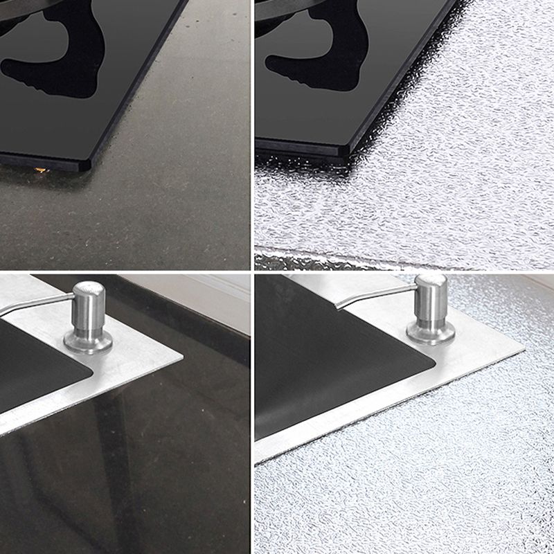 Sikunuo | Metal backsplash tiles Peel and Stick Modern Peel and Stick Backsplash Wall Tile