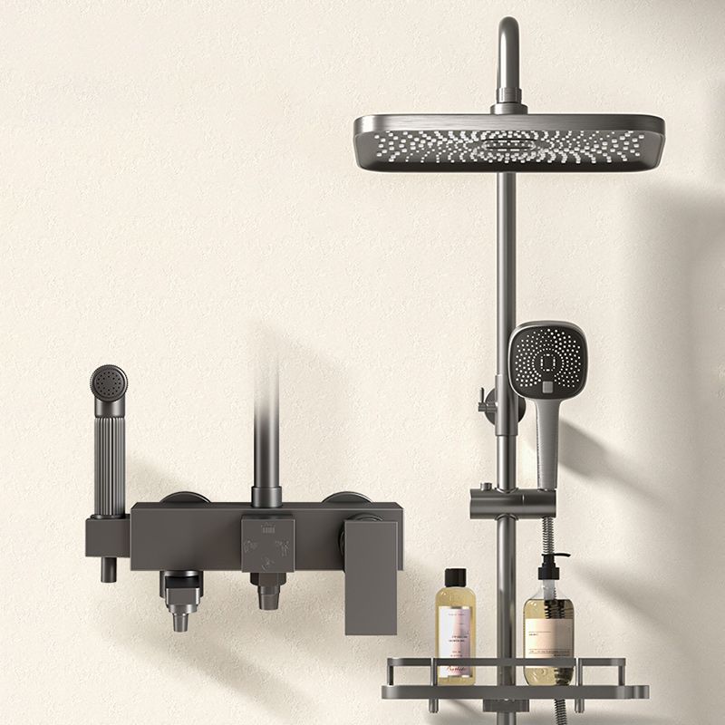 Sikunuo | Modern shower accessories push-button shower head wall-mounted shower combination