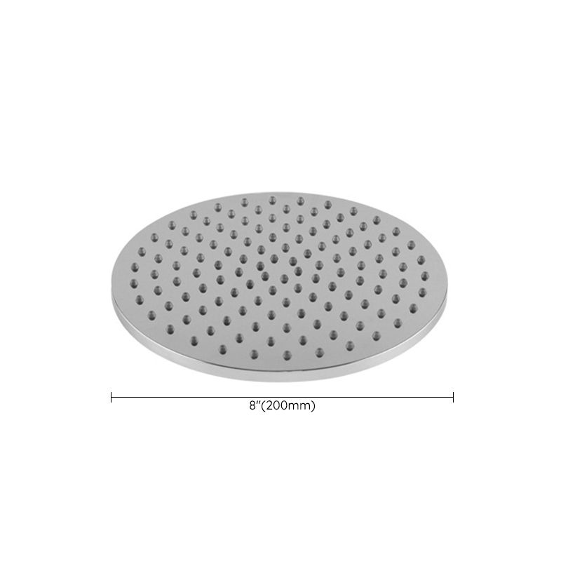 Sikunuo | Contemporary Rainfall Shower Head Combo Round Single Spray Shower Combo
