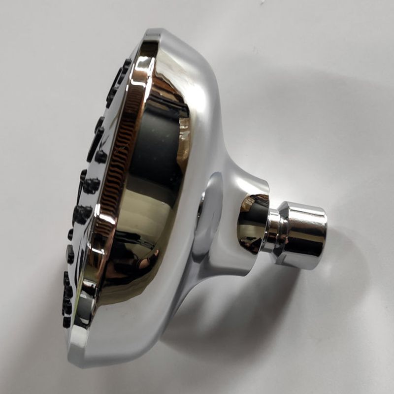 Sikunuo | Round Fixed Shower Head Adjustable Spray Pattern Wall Mounted Shower Head