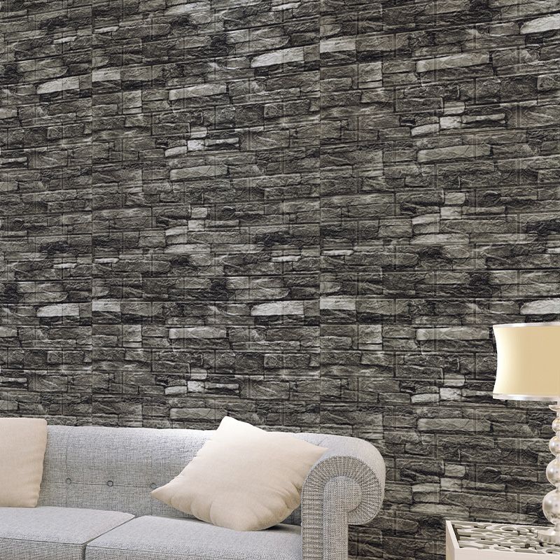 Sikunuo | Country House Wall Plank 3D Brick Bathroom Living Room Wall Panels Set of 2