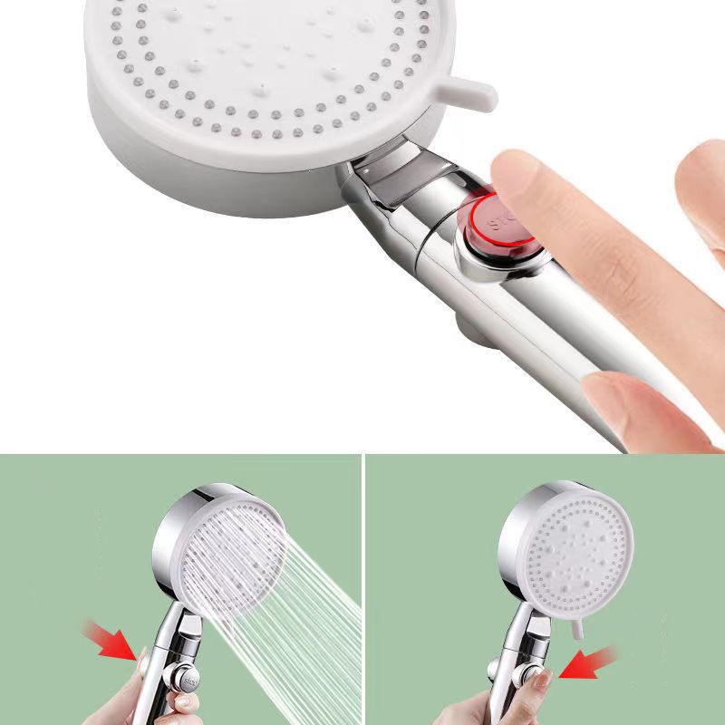 Sikunuo | Plastic Bathroom Shower Head Wall Mounted Shower Head with Adjustable Spray Pattern