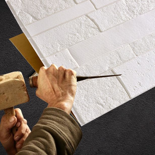 Sikunuo | Plastic wall cladding contemporary peel and stick wall cladding