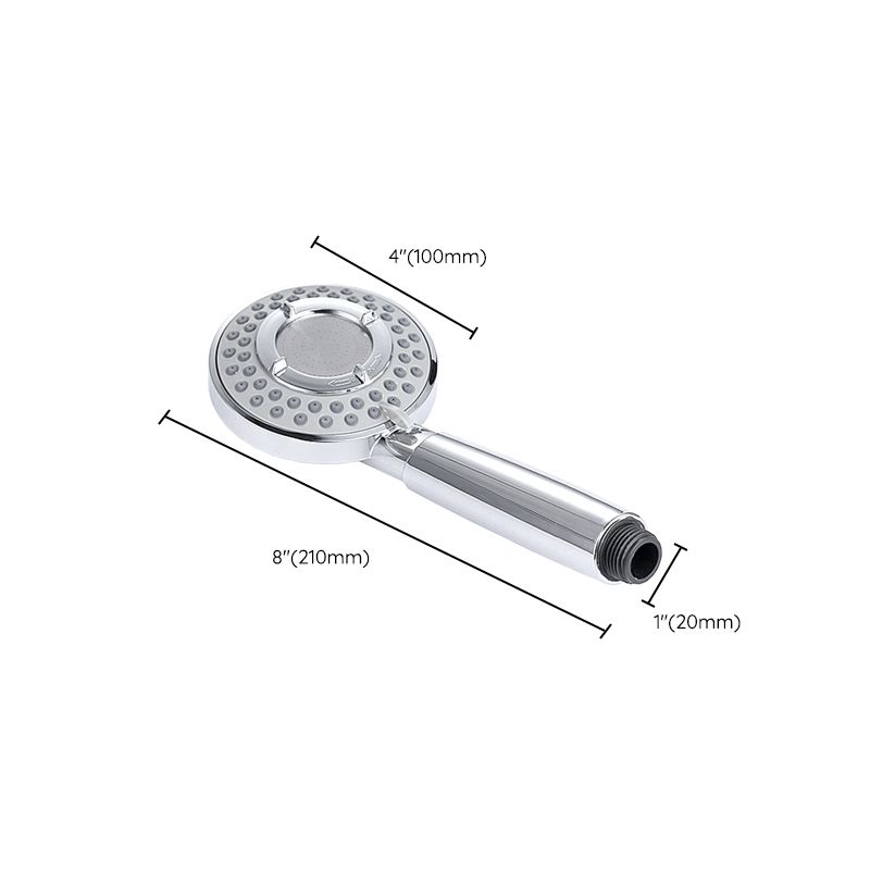 Sikunuo | Silver Hand Shower 3 Jets Stainless Steel Wall-Mounted Shower Head