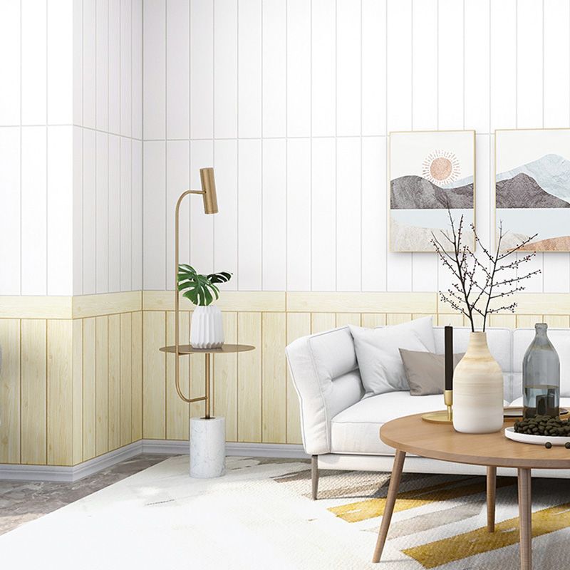 Sikunuo | Living Room Wall Paneling Peel and Stick Wood Look Design Waterproof Wall Paneling