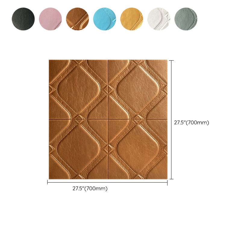 Sikunuo | Modern Tin Backsplash Panel Smooth Styrofoam Wall Ceiling