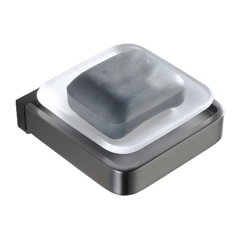 Sikunuo | Gray metal modern bathroom accessories as a single item or as a set