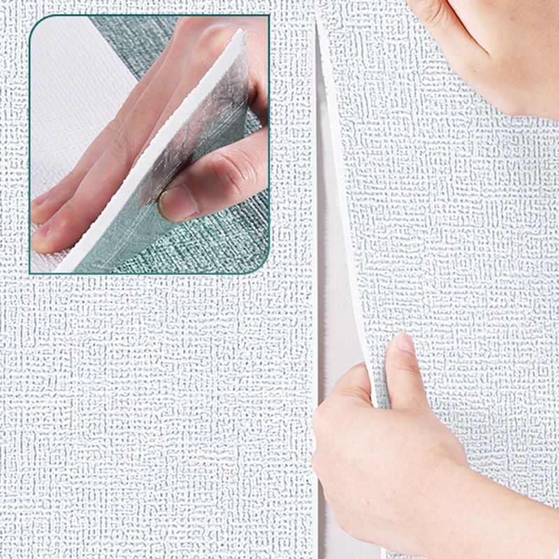 Sikunuo | Foam wall panel fireproof living room solid color removable and stick-on wall panel