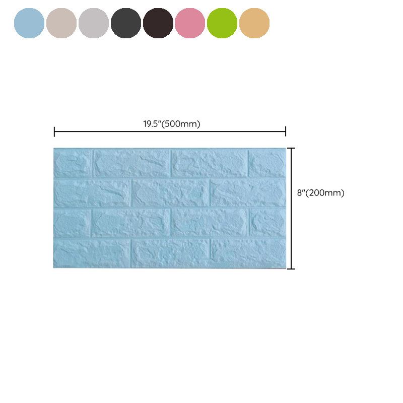 Sikunuo | Industrial Wall Plank 3D Print Bedroom Living Room Wall Panels Set of 10