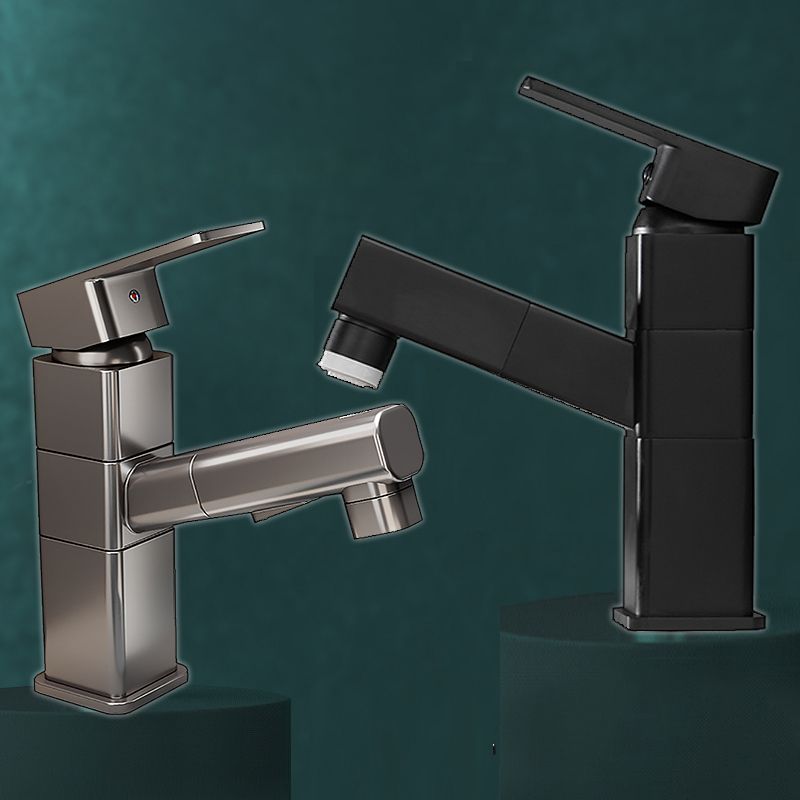 Sikunuo | Contemporary bathroom sink faucet single-handle swivel spout sink faucet
