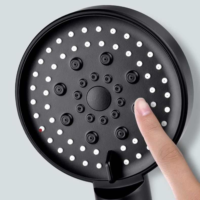 Sikunuo | Round Spray Shower Head 6 Settings Adjustable Water Flow Handheld Shower Head