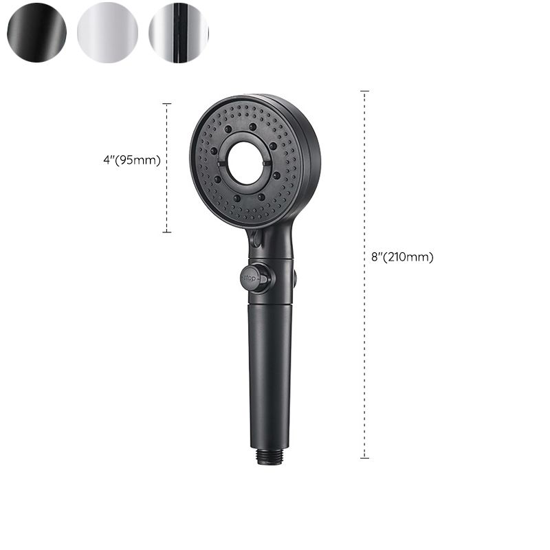 Sikunuo | Round Shower Head Plastic Modern Shower Head with Adjustable Spray Pattern