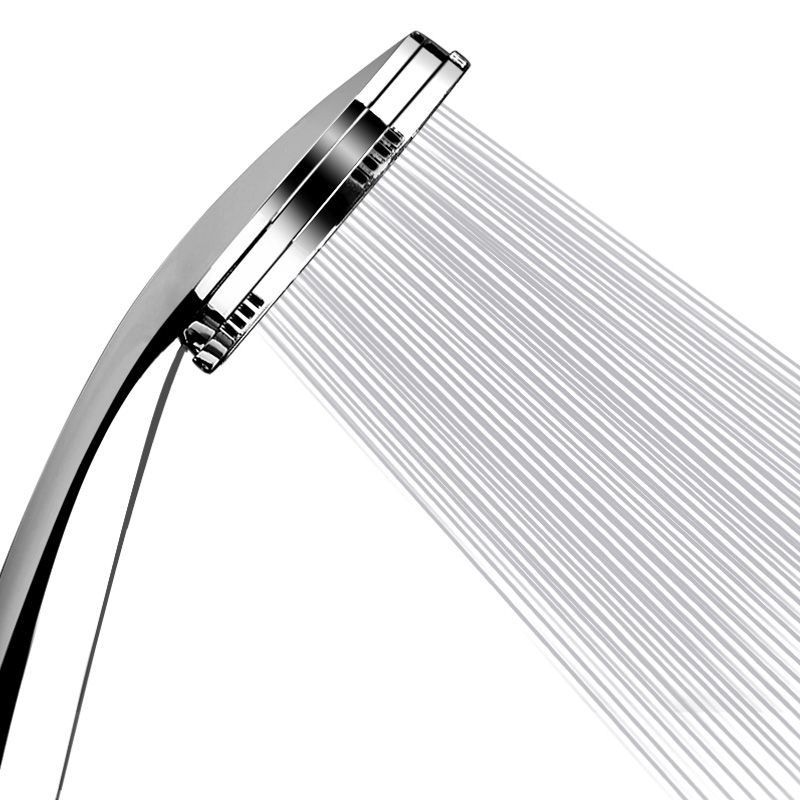Sikunuo | Contemporary Silver Round Shower Head Water Efficient Standard Spray Head