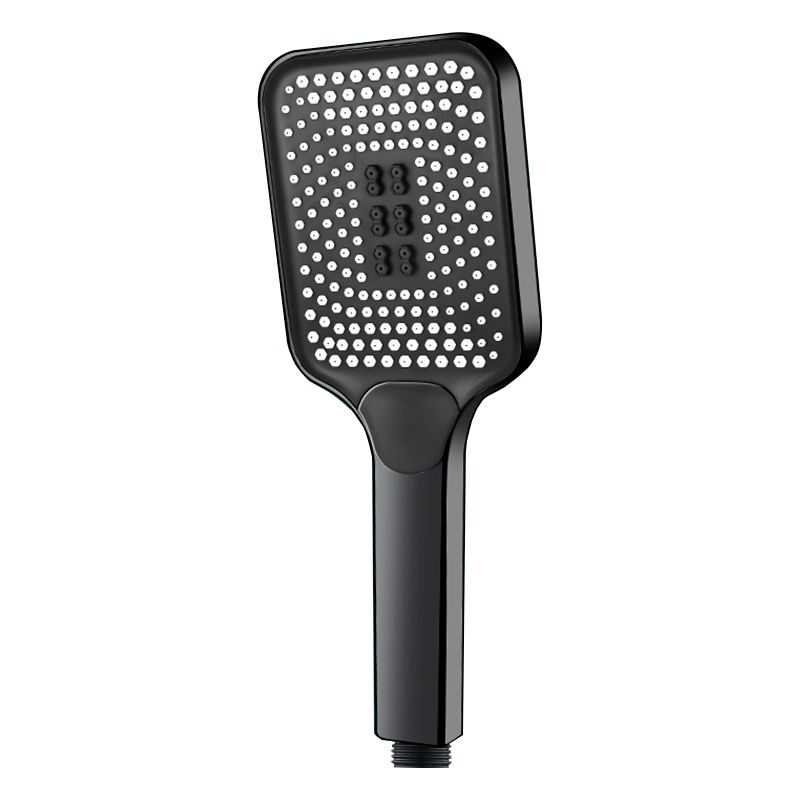 Sikunuo | Contemporary Handheld Supercharged Showerhead Square 3 Settings Spray Head
