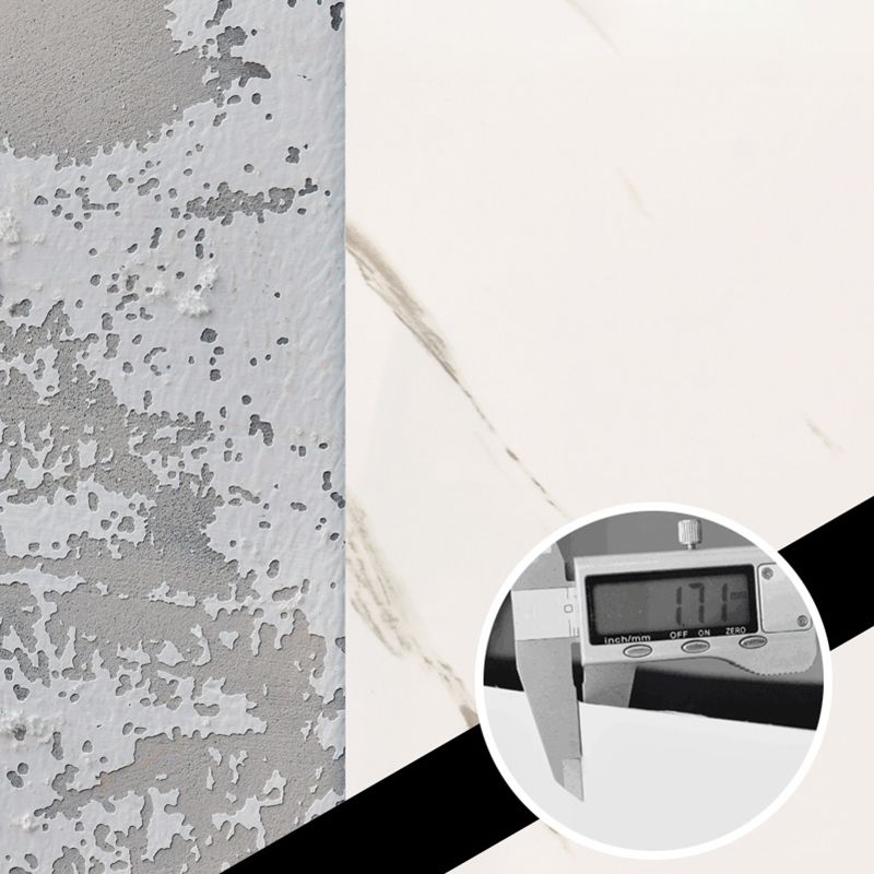 Sikunuo | Modern Peel and Stick Tile PVC Rectangular 10 Pack Peel & Stick Field Tile for the Kitchen