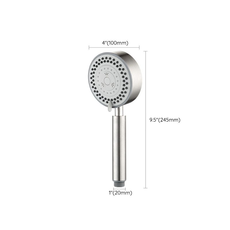 Sikunuo | Standard Spray Shower Head Polished Nickel Round Hand Shower