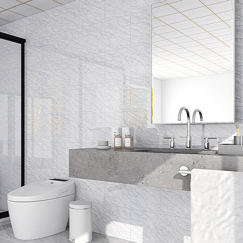 Sikunuo | Single Tile Peel and Stick Back Splash Modern Style Bathroom Peel and Stick Back Splash