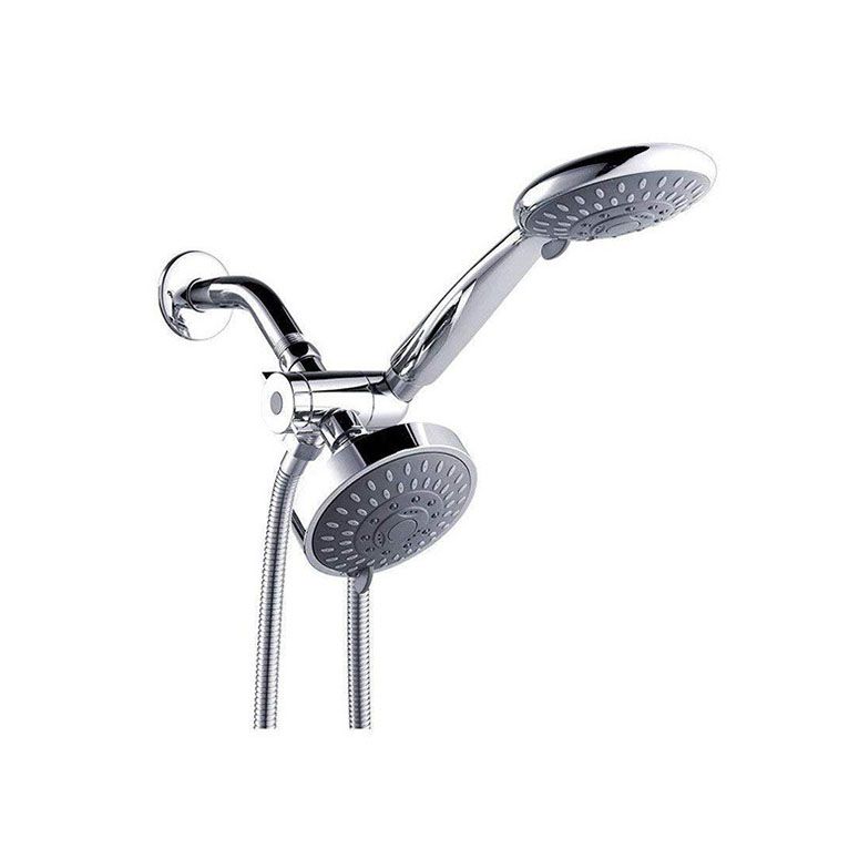 Sikunuo | Modern Style Shower Heads Dual Wall Mounted Round Metal Dual Shower