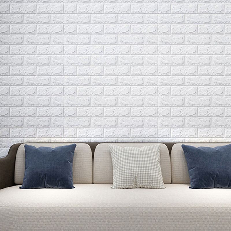 Sikunuo | Modern Wall Tile PVC 3D Embossing Self-Adhesive Waterproof Interior Wall Panel