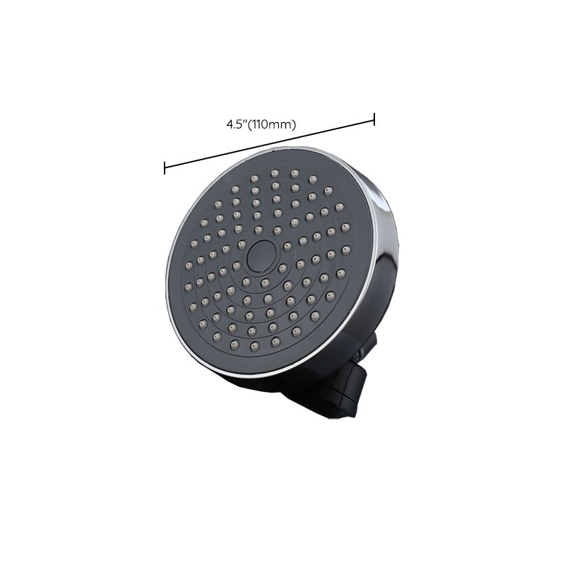 Sikunuo | Round Fixed Shower Head Traditional Style Metal 5-Inch Fixed Shower Head