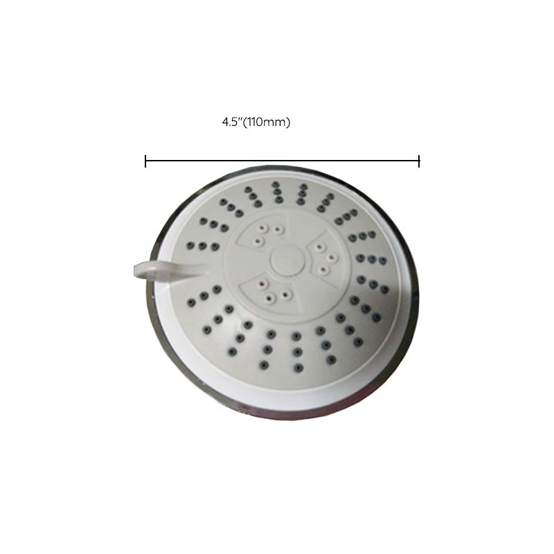 Sikunuo | Round Fixed Shower Head Traditional Style Metal 5-Inch Fixed Shower Head