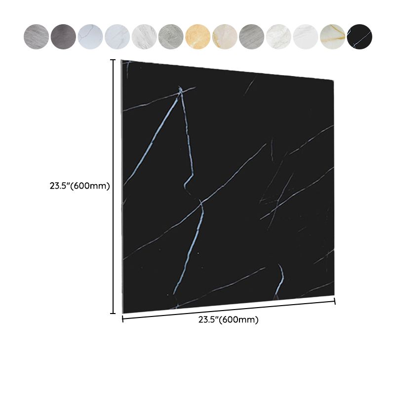 Sikunuo | 24" x 24" x 1.2mm Vinyl Floor Square Peel and Stick PVC Floor