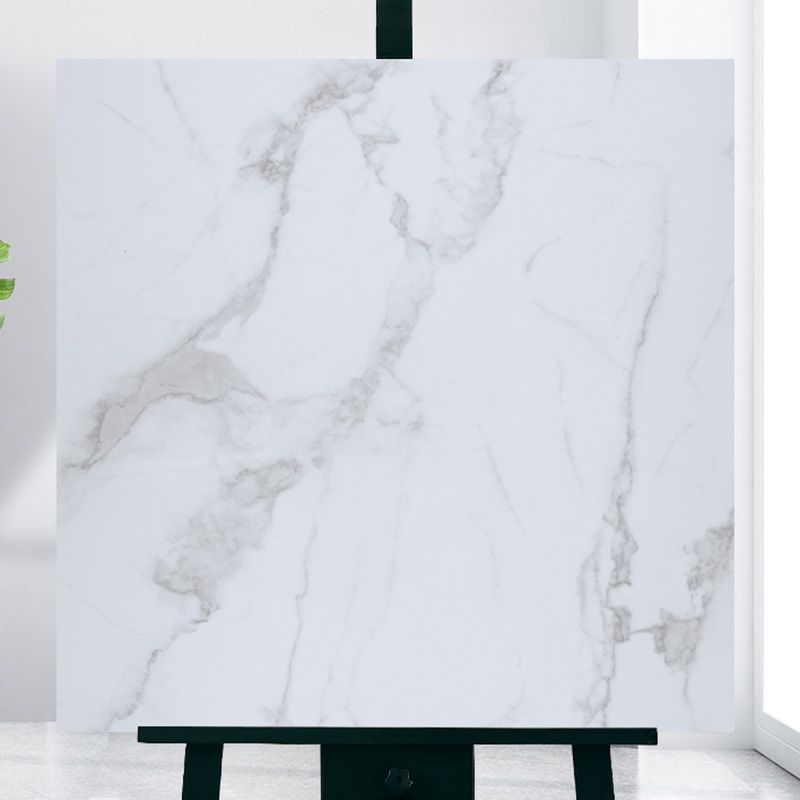 Sikunuo | Modern Home Flooring Peel and Stick Marble Print Vinyl Floor