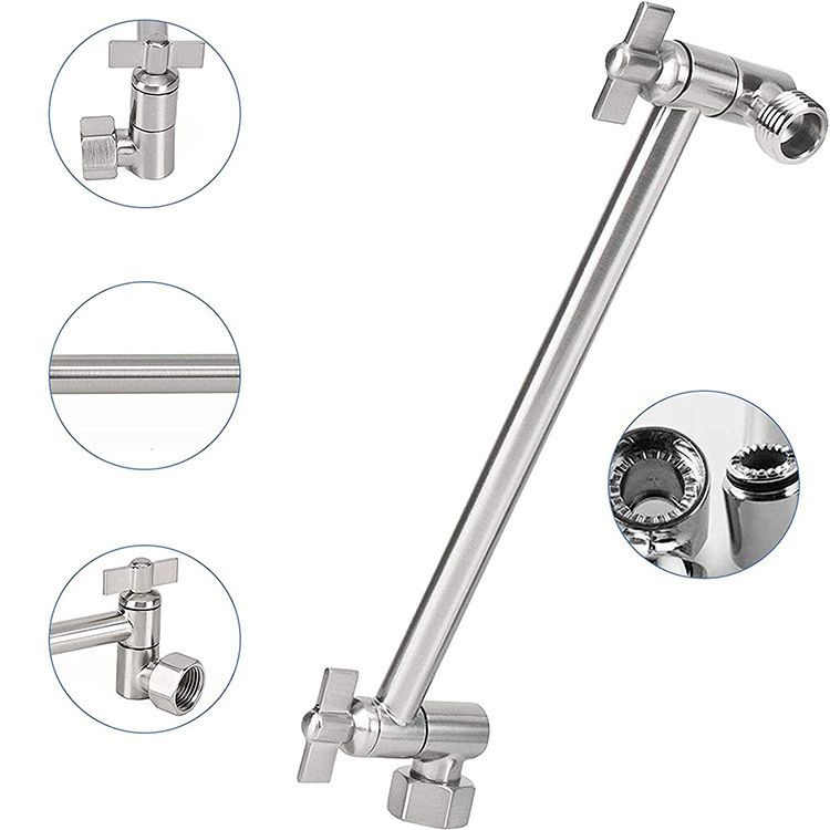 Sikunuo | Modern square shower head wall mount standard spray fixed shower