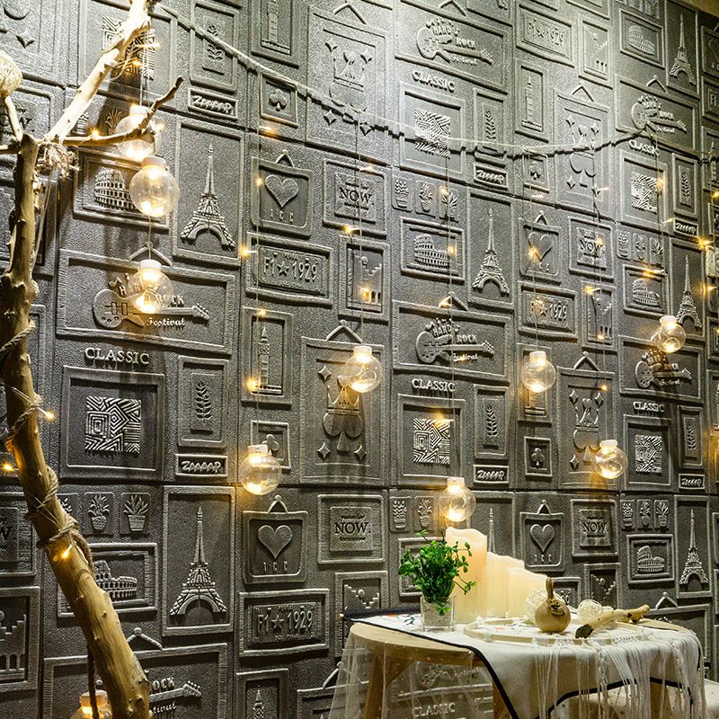 Sikunuo | Interior Wall Cladding 3D Print Peel and Stick Waterproof Wall Panel
