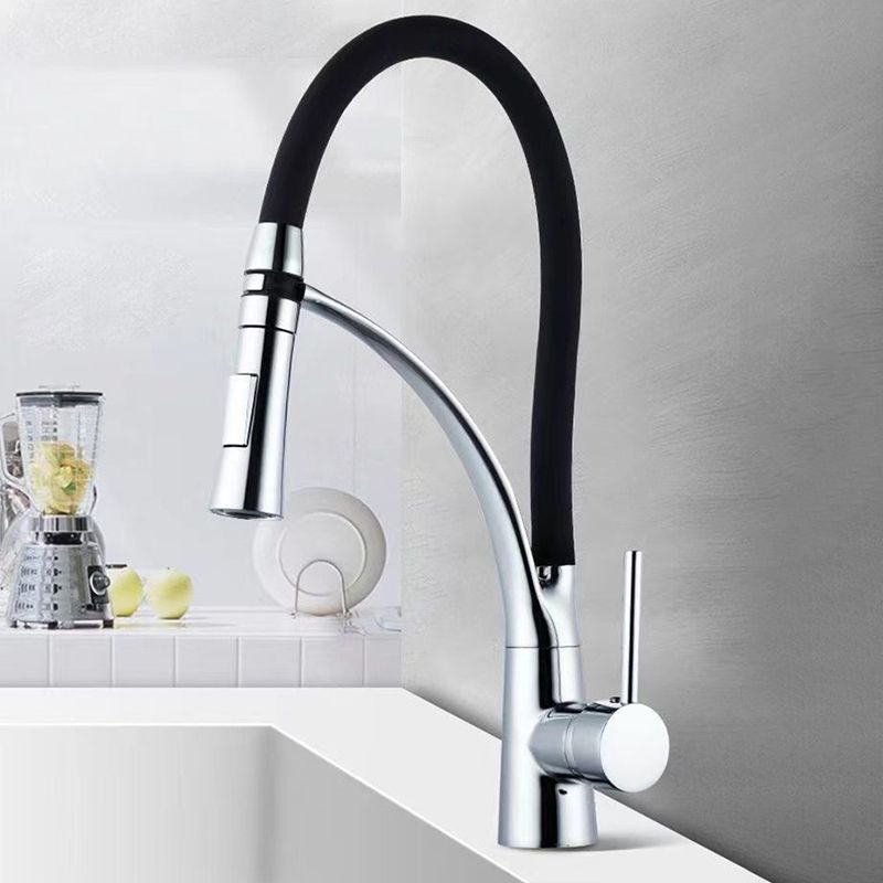 Sikunuo | Modern 1-Hand Faucets Copper Touchless with Water Dispenser Standard Kitchen Faucet