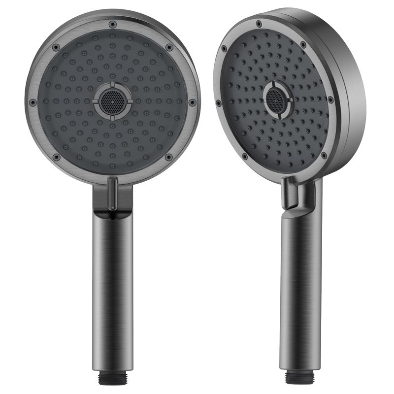 Sikunuo | Matt Black Hand Shower Modern 3-Stream Round Wall Mounted Hand Shower