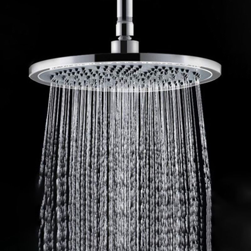Sikunuo | Contemporary Shower Combination Fixed Shower Head Stainless Steel Wall Mounted Round Shower Head