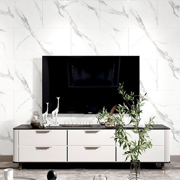 Sikunuo | Plastic Peel and Stick Wall Tile Rectangular Waterproof Peel and Stick Wall Tile