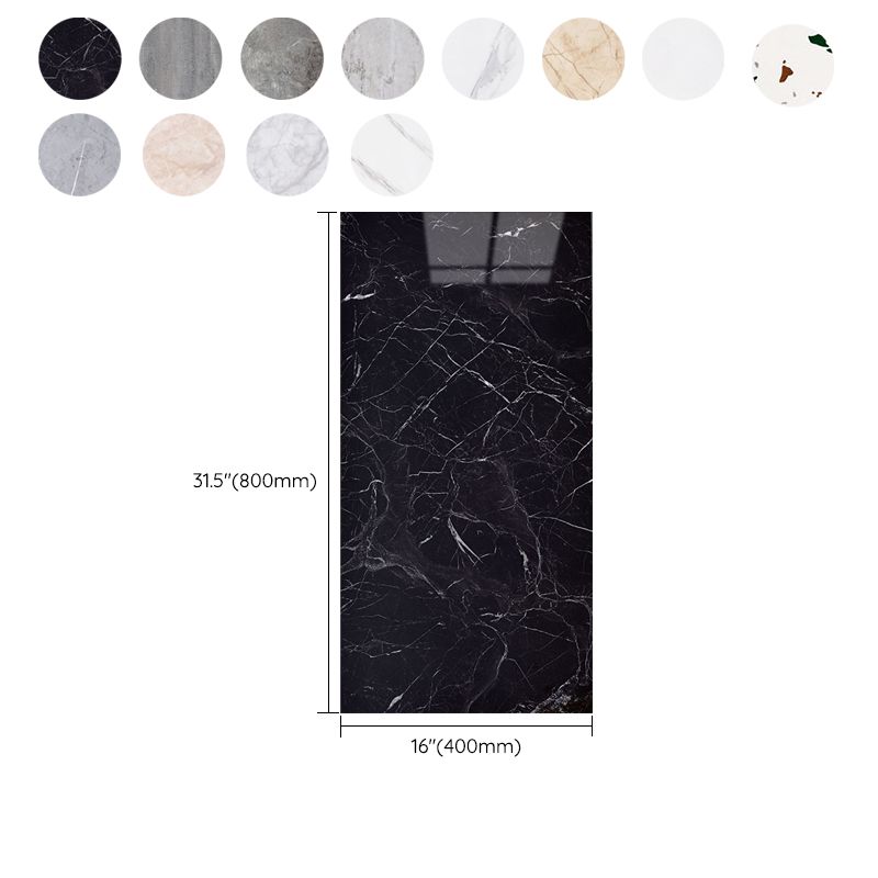 Sikunuo | Plastic Peel and Stick Wall Tile Rectangular Waterproof Peel and Stick Wall Tile