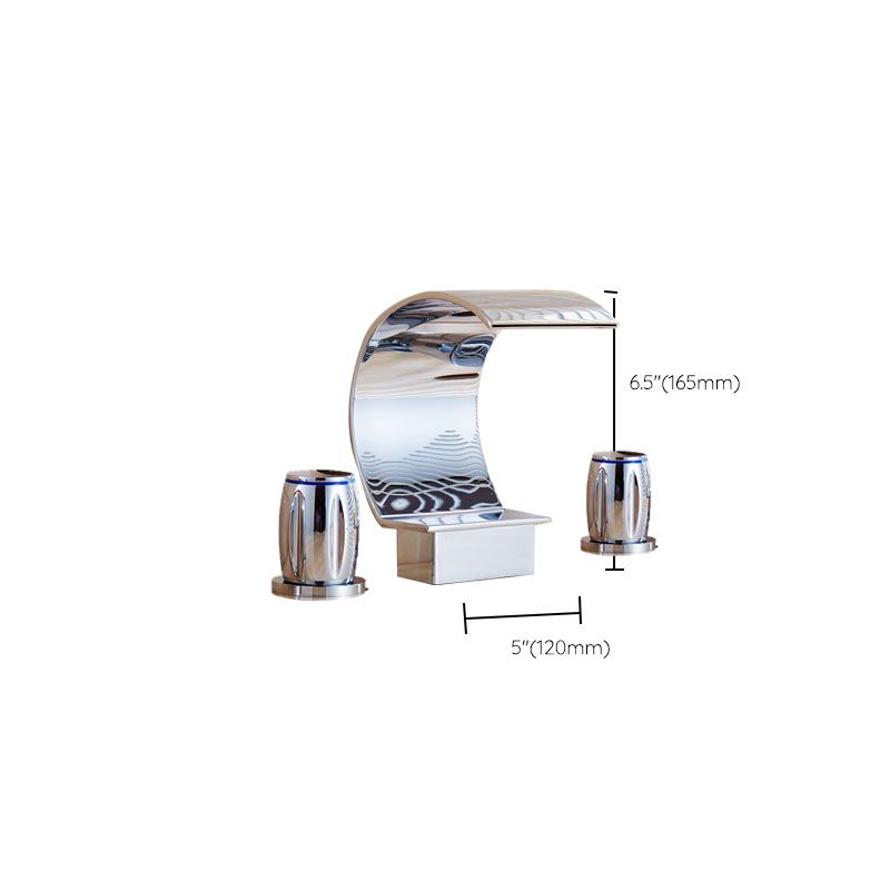Sikunuo | Traditional Roman Bathtub Faucet Set Copper Fixed Deck Mount with Handles