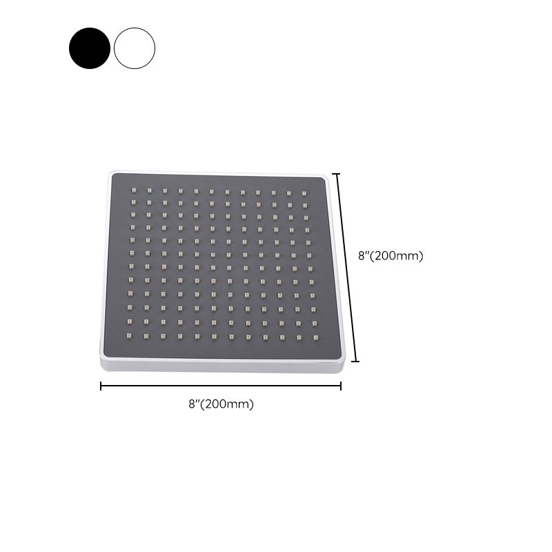Sikunuo | Traditional Metal Fixed Shower Head Ceiling Mounted Square Fixed Shower Head