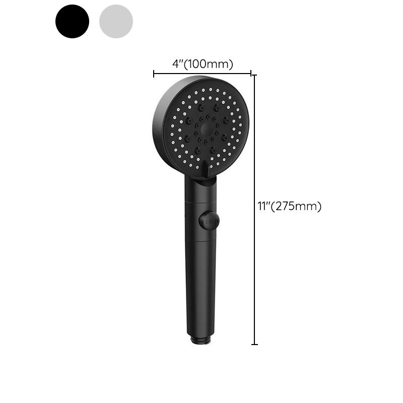 Sikunuo | Round Spray Shower Head 6 Settings Adjustable Water Flow Handheld Shower Head