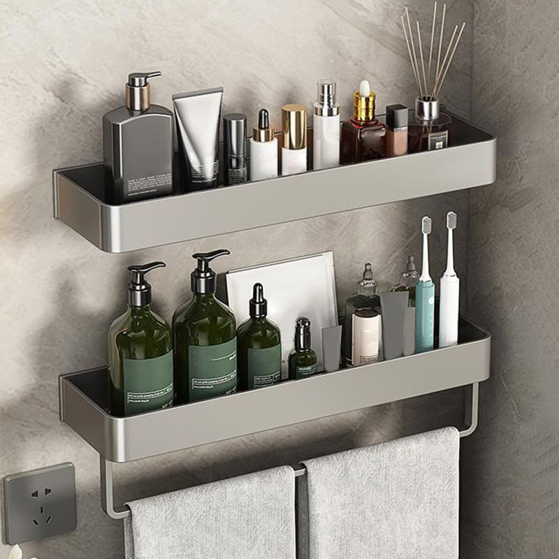 Sikunuo | Minimalist Matte Metal Bathroom Accessory Set Modern Bathroom Shelf