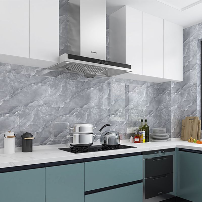 Sikunuo | PVC Peel and Stick Wall Tile Modern Peel & Stick Mosaic Tile