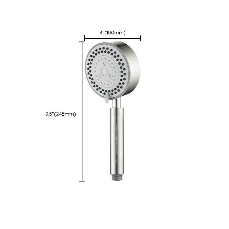 Sikunuo | Contemporary Shower Head 304 Stainless Steel Round Hand Shower